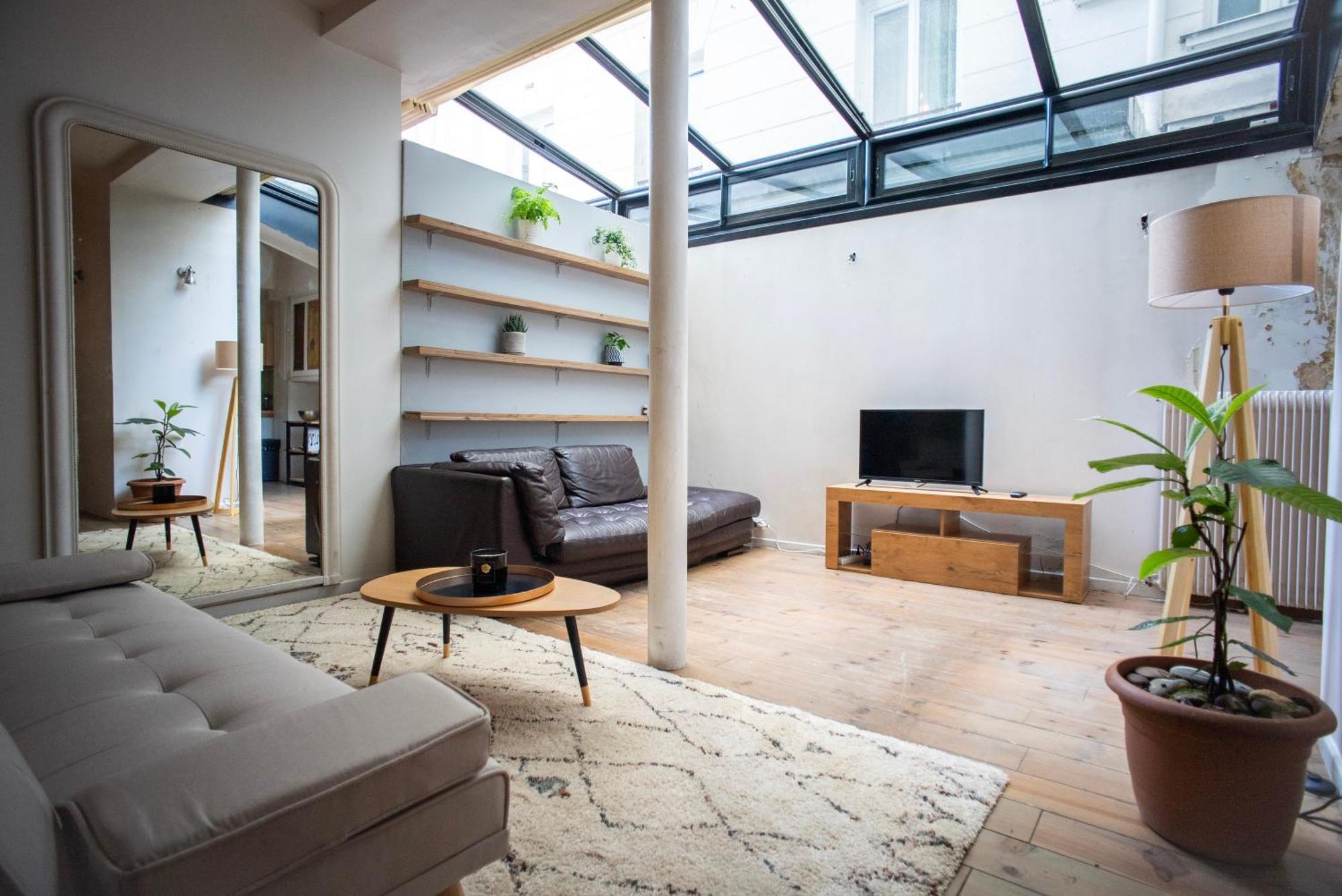 Loft Branche Dans Le Quartier Le Plus Tendance De Paris Apartment Luaran gambar