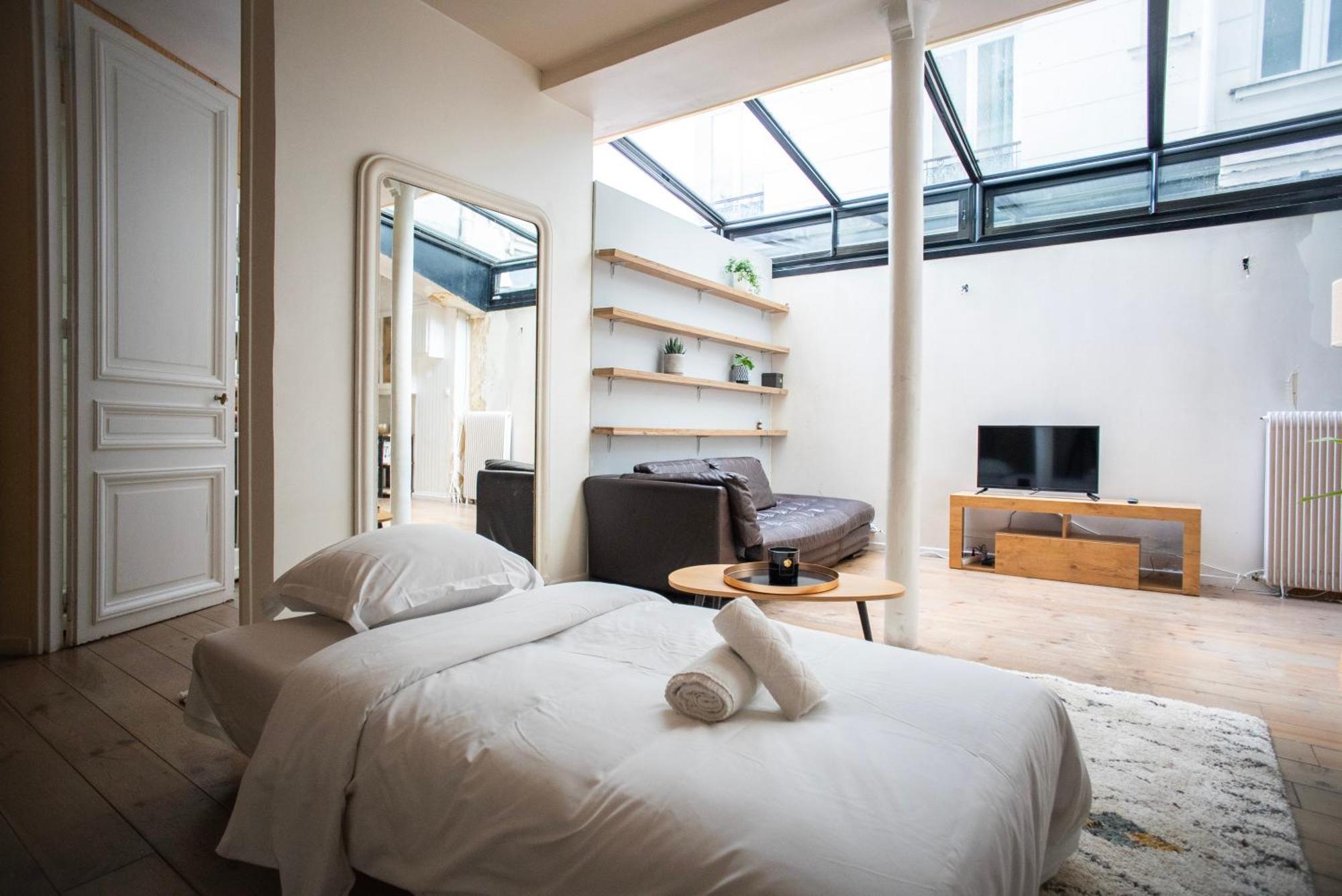 Loft Branche Dans Le Quartier Le Plus Tendance De Paris Apartment Luaran gambar